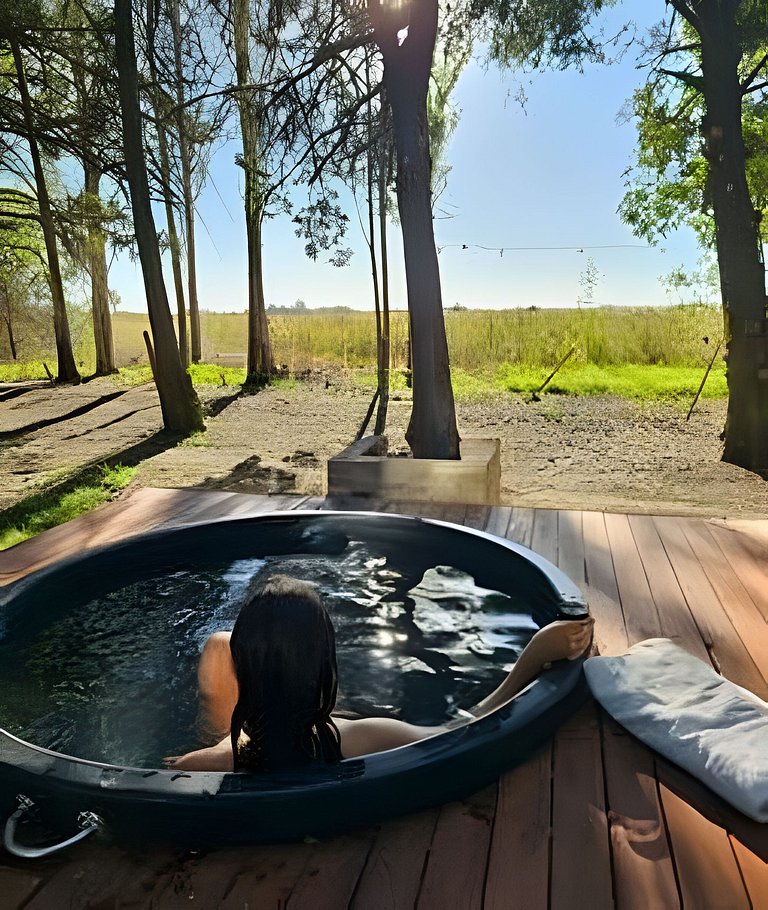 El Alcanfor Jacuzzi en Entorno Natural y Privado